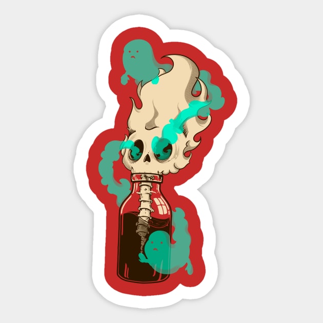 Molotov Sticker by sebasebi